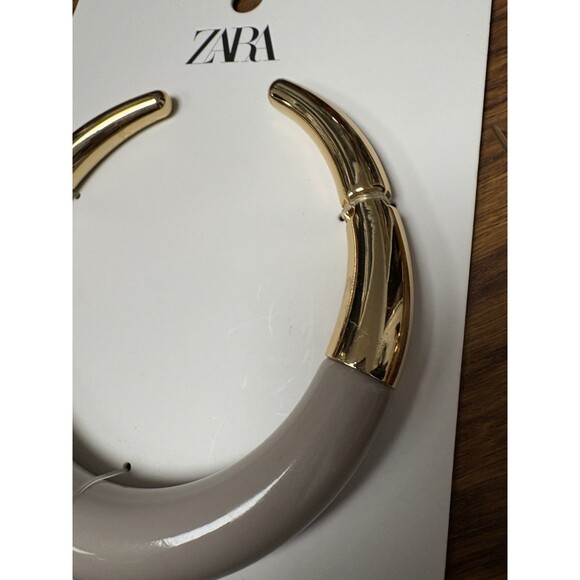 Zara Limited Edition Choker Necklace Bloggers’ Fav NWT Gold Tone - Picture 3 of 5